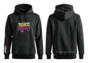 Built Different Adults Hoodie