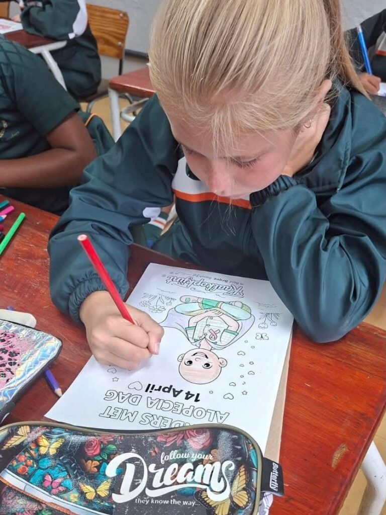 Kinders met Alopecia dag